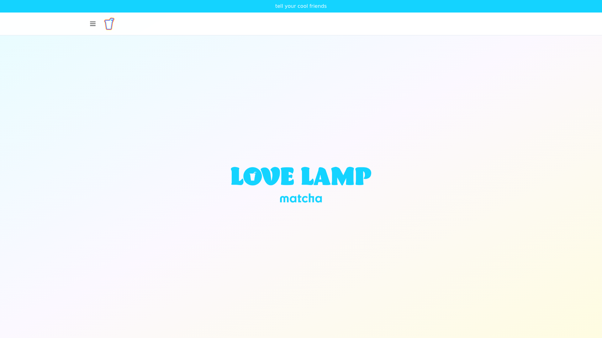 Love Lamp Matcha