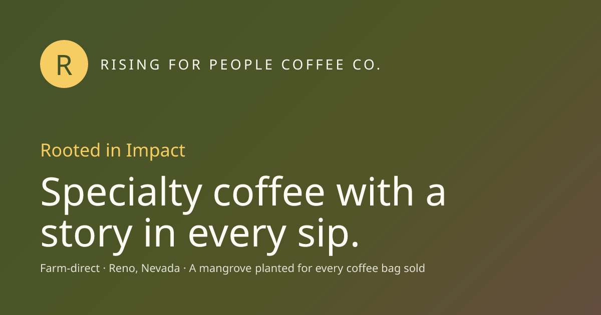 Rising For People Coffee